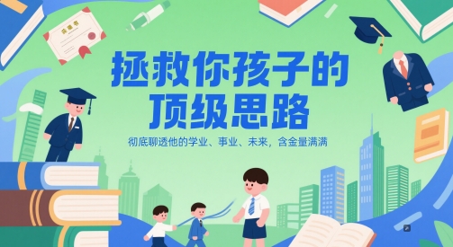 付费文章:拯救你孩子的*思路,*聊透他的学业、事业、未来,含金量满满