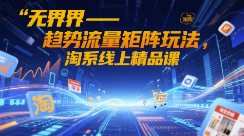 *-趋势流量矩阵玩法,淘系线上精品课