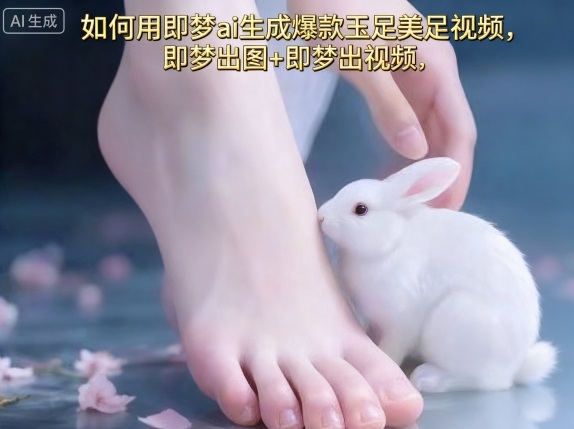 如何用即梦ai生成*玉足美足视频,即梦出图+即梦出视频,快速涨粉